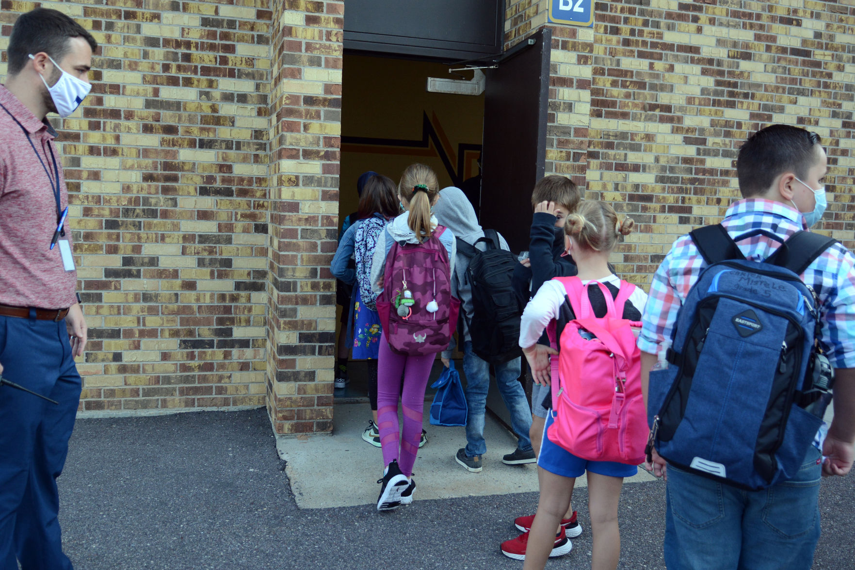 First day of school 2020 in Baraboo